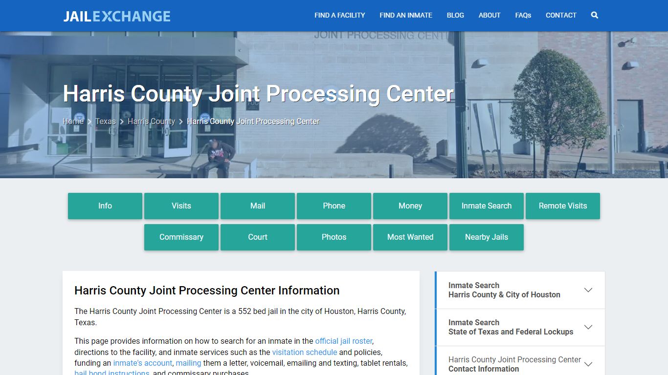 Harris County Joint Processing Center - Jail Exchange